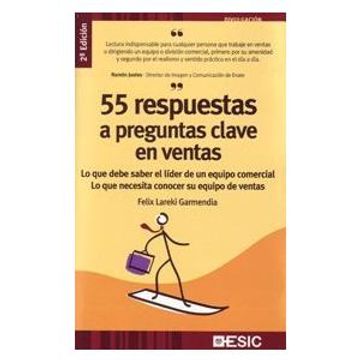 portada 55 Respuestas a Preguntas Clave en Ventas (in Spanish)