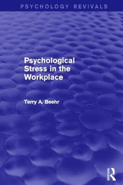 portada Psychological Stress in the Workplace (Psychology Revivals) (en Inglés)