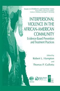 portada Interpersonal Violence in the African-American Community: Evidence-Based Prevention and Treatment Practices (en Inglés)