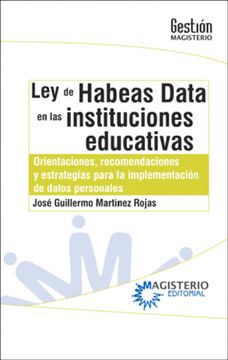 portada Ley de Habeas Data en las instituciones educativas (in Spanish)
