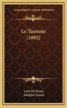 portada Le Taoisme (1892) (in French)