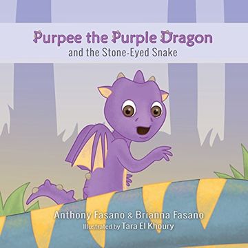 portada Purpee the Purple Dragon and the Stone-Eyed Snake