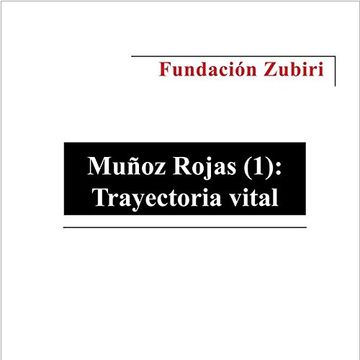 portada Muñoz Rojas(1): Trayectoria Vital (Logos)