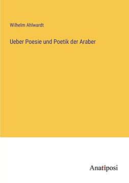 portada Ueber Poesie und Poetik der Araber (in German)