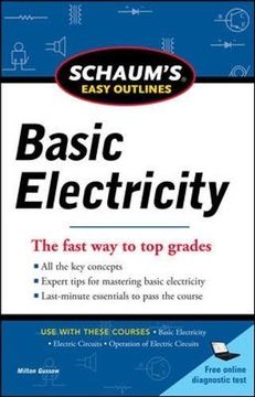 portada Schaums Easy Outline of Basic Electricity Revised (Schaum's Humanities Social Science) (en Inglés)