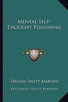 portada mental self-thought poisoning (in English)