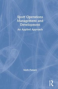 portada Sport Operations Management and Development: An Applied Approach (in English)
