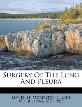 portada surgery of the lung and pleura (en Inglés)