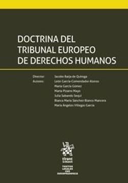 portada Doctrina Del Tribunal Europeo De Derechos Humanos