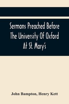 portada Sermons Preached Before The University Of Oxford At St. Mary'S, In The Year Mdccxc, At The Lecture Founded (in English)
