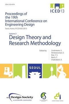 portada Proceedings of Iced13 Volume 2: Design Theory and Research Methodology (en Inglés)