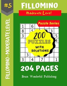 portada Fillomino Puzzle Series: 200 Brain Teasers Puzzle Book Collection (in English)