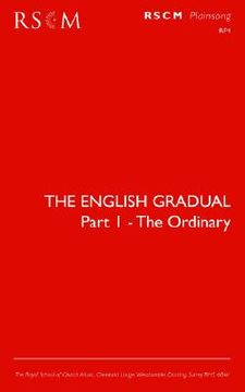 portada the english gradual part 1-the ordinary (in English)