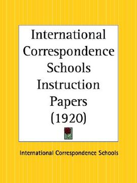 portada international correspondence schools instruction papers (in English)