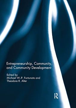 portada Entrepreneurship, Community, and Community Development (Community Development – Current Issues Series) (en Inglés)