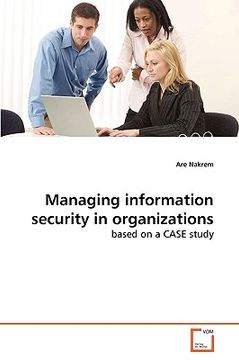 portada managing information security in organizations (en Inglés)