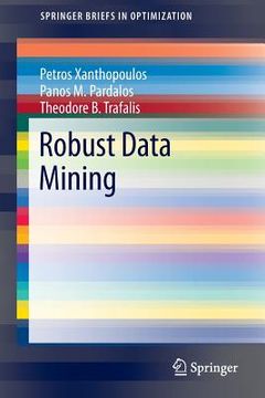 portada robust data mining (in English)