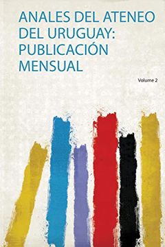 portada Anales del Ateneo del Uruguay: Publicación Mensual
