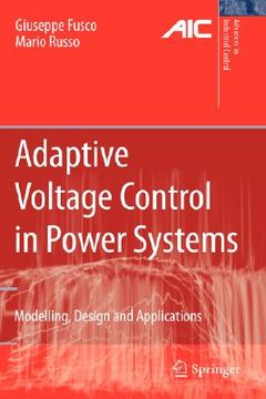 portada adaptive voltage control in power systems: modeling, design and applications (en Inglés)