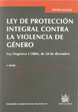 portada Ley de protección integral contra la violencia de género 3ª Ed. 2012