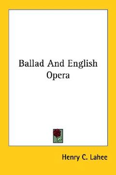 portada ballad and english opera (in English)