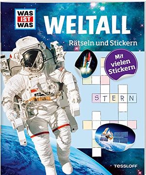 portada Was ist was Rätseln und Stickern: Weltall (in German)