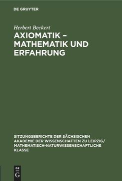 portada Axiomatik¿ Mathematik und Erfahrung (en Alemán)