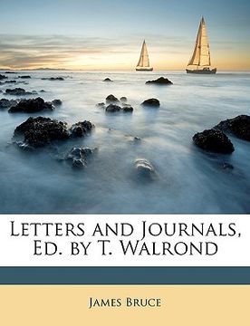 portada letters and journals, ed. by t. walrond