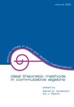 portada ideal theoretic methods in commutative algebra (en Inglés)