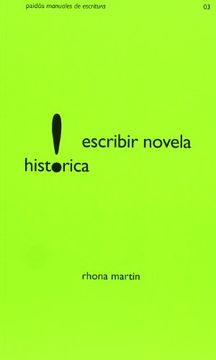 portada Escribir Novela Historica (in Spanish)