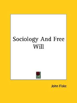 portada sociology and free will (en Inglés)