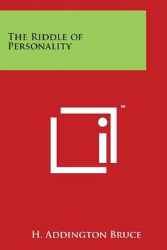 portada The Riddle of Personality (in English)