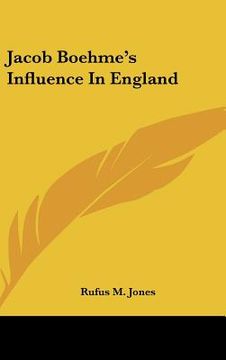 portada jacob boehme's influence in england (en Inglés)