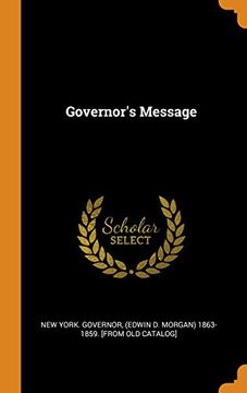 portada Governor's Message (en Inglés)