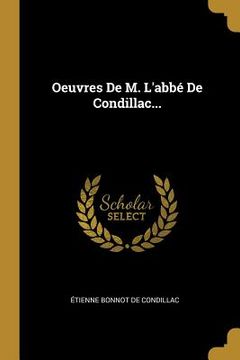 portada Oeuvres De M. L'abbé De Condillac... (en Francés)