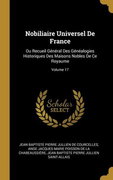 portada Nobiliaire Universel de France (en Francés)