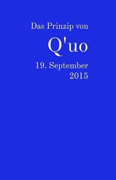 portada Das Prinzip von Q'uo: 19. September 2015 (in German)