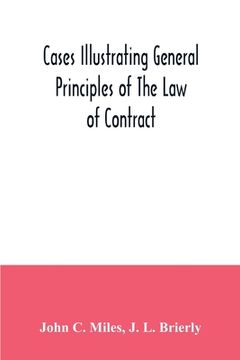 portada Cases illustrating general principles of the law of contract