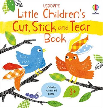 portada Little Children's Cut, Stick and Tear Book (en Inglés)