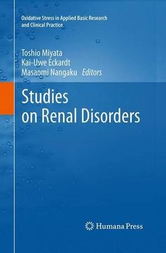 portada Studies on Renal Disorders (Oxidative Stress in Applied Basic Research and Clinical Practice)