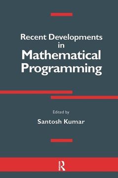 portada Recent Developments in Mathematical Programming