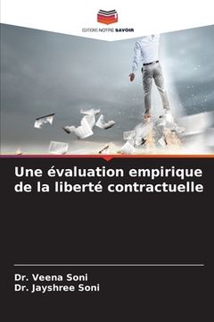 portada Une évaluation empirique de la liberté contractuelle (en Francés)
