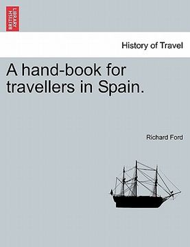 portada a hand-book for travellers in spain. (in English)