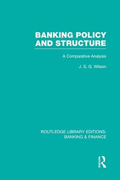 portada Banking Policy and Structure (Rle Banking & Finance) (en Inglés)