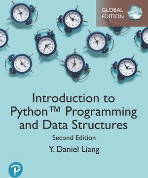 portada Introduction to Python Programming and Data Structures, Global Edition (en Inglés)