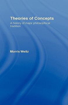 portada theories of concepts: a history of the major philosophical traditions (en Inglés)