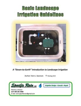 portada Basic Landscape Irrigation Guidelines: Volume 1 (en Inglés)