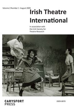 portada Irish Theatre International: Volume 2 Number 1
