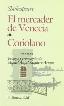 portada El Mercader de Venecia; Coriolano