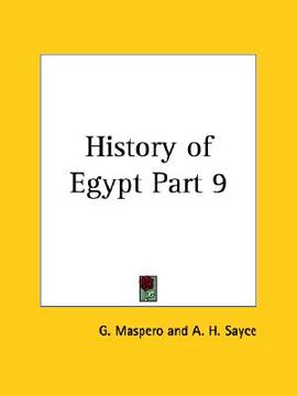 portada history of egypt part 9 (en Inglés)